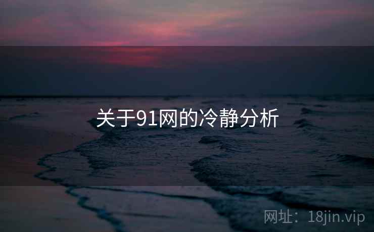 关于91网的冷静分析