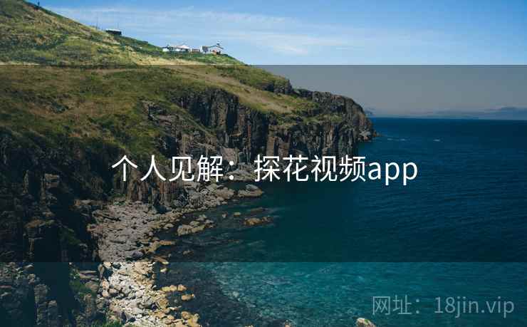 个人见解:探花视频app 个人见解:探花视频app